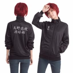 Cosplay bunda Karasuno volejbalový klub černá sportovní uniforma anime kostým XS-3XL - náhled 3