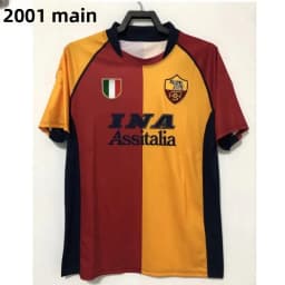 Retro fotbalový dres Řím krátký rukáv letní sportovní triko pro muže ženy - náhled 4