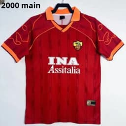 Retro fotbalový dres Řím krátký rukáv letní sportovní triko pro muže ženy - náhled 6