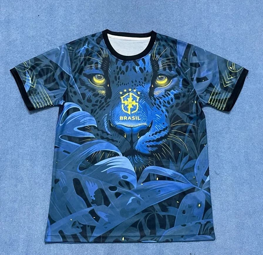 Pánský fotbalový dres Brazílie 2025 rychleschnoucí sportovní tričko speciální edice