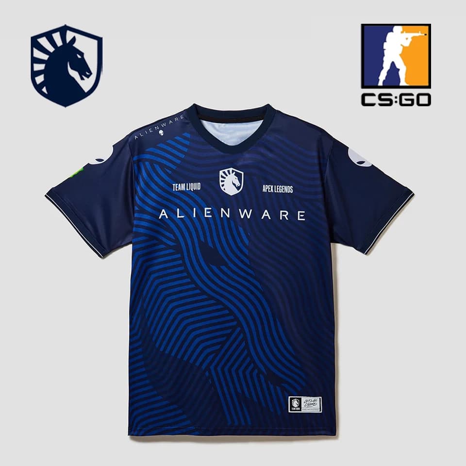 Esportové tričko CS2 CSGO pro týmový trénink unisex volné sportovní topy na cvičení