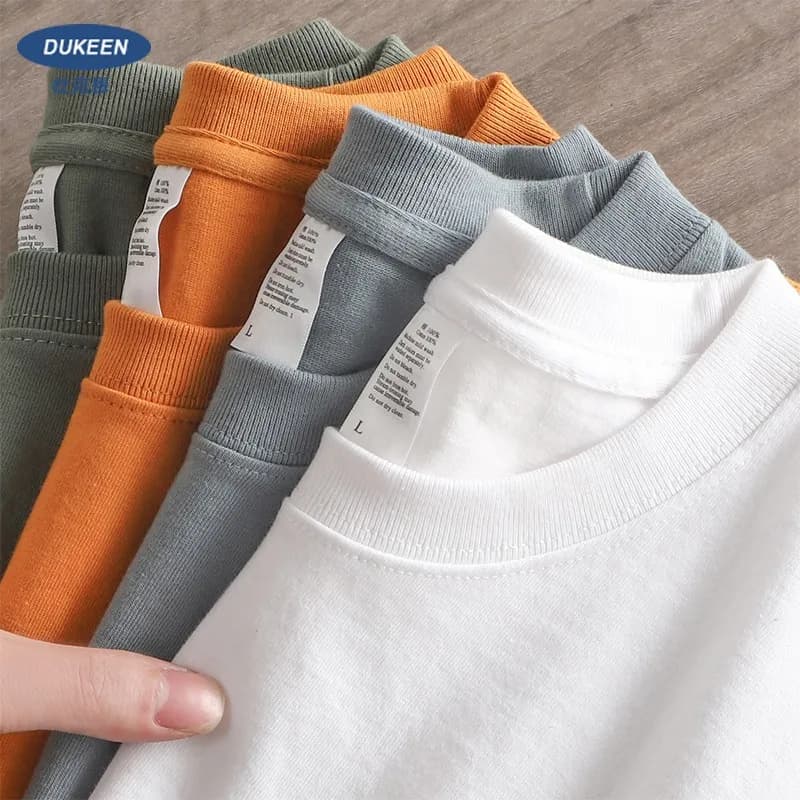 Pánské oversized tričko 280gsm bavlna letní krátký rukáv casual jednobarevné