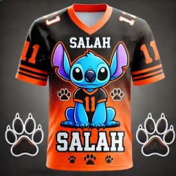 3D tištěný fotbalový dres č.11 SALAH - prodyšné sportovní tričko pro muže i ženy - náhled 5