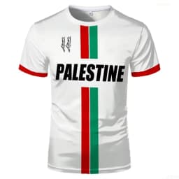 Pánské sportovní tričko s 3D potiskem vlajky Palestiny - rychleschnoucí dres - náhled 4
