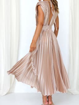 Letní šaty dámské bez ramínek elegantní volnočasové jednobarevné krátký rukáv - náhled 3