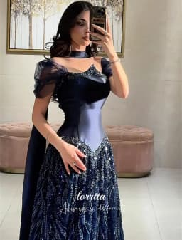 Luxusní společenské šaty pro ženy elegantní dlouhé večerní šaty plesové glamour - náhled 6
