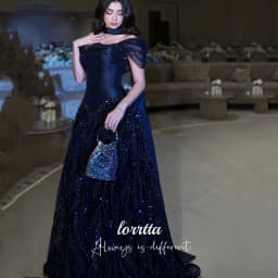 Luxusní společenské šaty pro ženy elegantní dlouhé večerní šaty plesové glamour - náhled 5