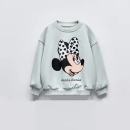 Dětská mikina s kapucí Minnie Mouse - roztomilý jarní/podzimní svetr pro dívky - náhled 3