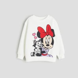 Dětská mikina s kapucí Minnie Mouse - roztomilý jarní/podzimní svetr pro dívky - náhled 5