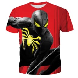 3D Potištěné Dětské Tričko Superhrdina - Moderní Streetwear Pro Kluky a Holky - náhled 6