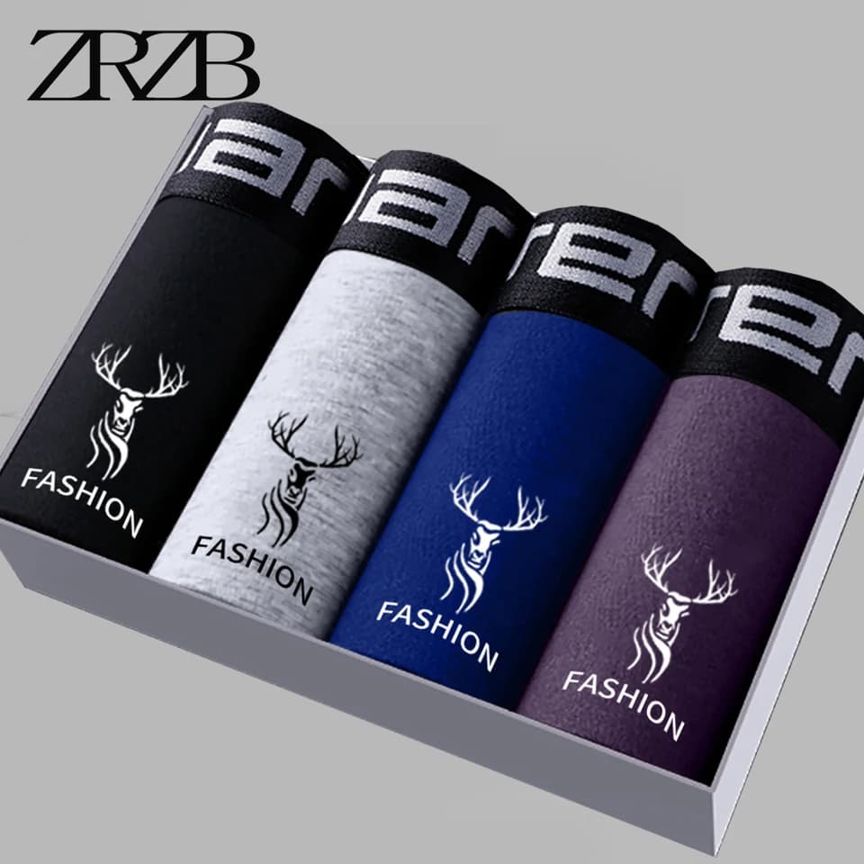 Pánské boxerky bavlněné prodyšné pohodlné spodní prádlo L-4XL