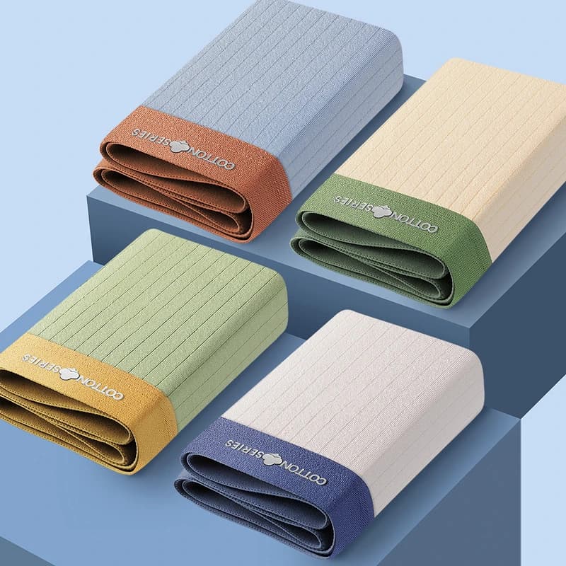 Pohodlné pánské boxerky z bavlny - prodyšné, antibakteriální, velké velikosti XL-4XL