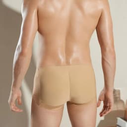 Pánské prodyšné boxerky s push-up efektem - pohodlné elastické spodní prádlo ve solidních barvách - náhled 4