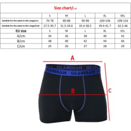 Pánské boxerky sada 5ks - pohodlné prodyšné spodní prádlo z měkké bavlny - náhled 3