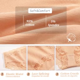 Dámské krajkové kalhotky sada 3ks módní bezešvé prádlo pohodlné S-XL - náhled 6