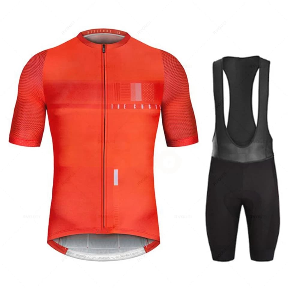 Pánský cyklistický dres sada letní prodyšný MTB cyklo komplet černý S-3XL