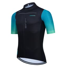 Letní cyklistický dres prodyšný MTB sportovní tričko pro muže cyklooblečení modrý - náhled 2