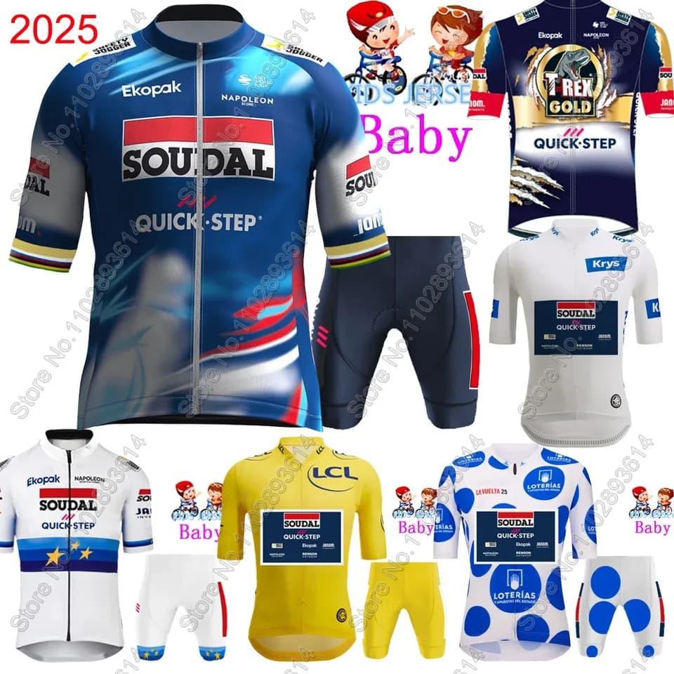 Dětský cyklistický dres a kalhoty - prodyšný sportovní set na kolo pro chlapce a dívky