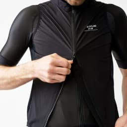 Pánská cyklistická vesta lehká prodyšná silniční MTB reflexní outdoorová sportovní vesta - náhled 6