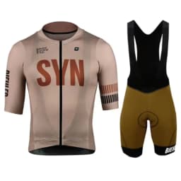 Letní cyklistický dres pánský prodyšný rychleschnoucí MTB set kraťasy + tričko - náhled 2