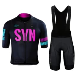 Letní cyklistický dres pánský prodyšný rychleschnoucí MTB set kraťasy + tričko - náhled 6
