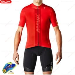 Pánská cyklistická sada prodyšný dres + elastické šortky letní outdoor sportovní oblečení - náhled 4