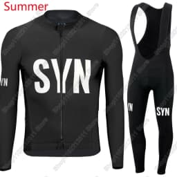 Pánská cyklistická sada dres + kalhoty bílá černá - prodyšný MTB outfit pro letní a zimní jízdu - náhled 4