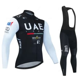 Pánský cyklistický komplet dres a kalhoty - prodyšný, tepelně izolační, profesionální design - náhled 6