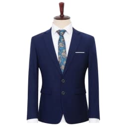 Pánský společenský oblek XXL velká velikost klasický střih elegantní sako pro slavnostní příležitosti - náhled 3