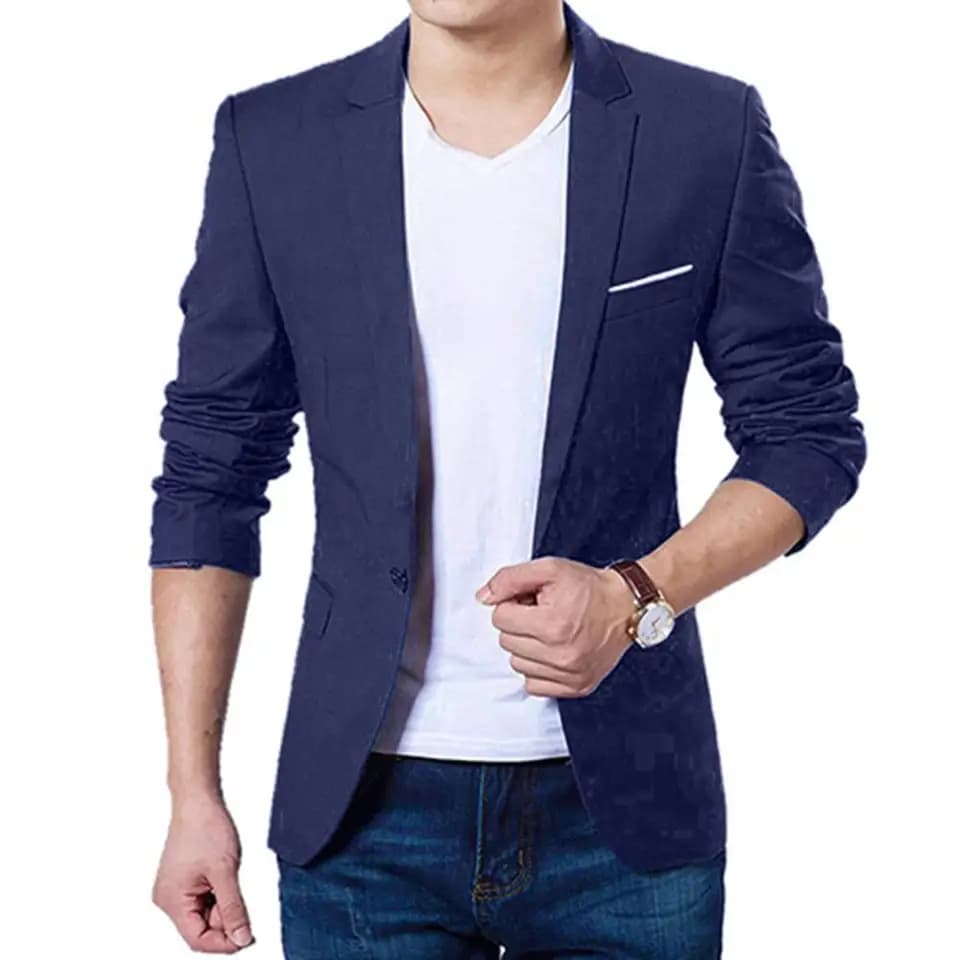 Pánské společenské sako slim fit elegantní černé modré červené firemní oblek