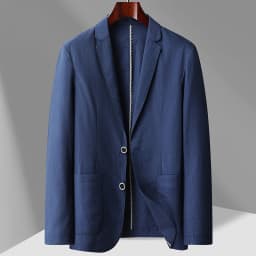 Pánská letní saka - tenký elegantní blazer pro volný čas s prodyšnou ochranou proti slunci - náhled 4