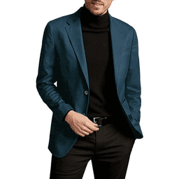 Pánská jarní bunda slim fit semišová černá casual elegantní lehká M-XXL - náhled 5