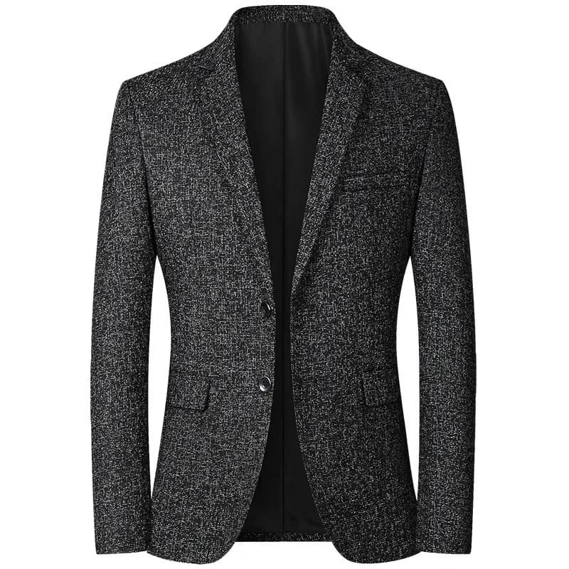Pánská jarní bunda sako tenké elegantní formální společenské svrchní oblečení slim fit