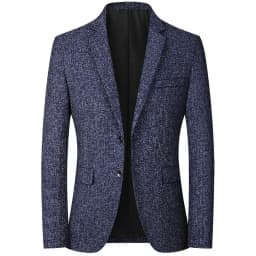 Pánské elegantní sako slim fit - jarní kabát v business casual stylu, vel. S-4XL - náhled 3