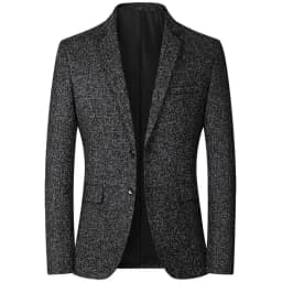 Pánské elegantní sako slim fit - jarní kabát v business casual stylu, vel. S-4XL - náhled 4