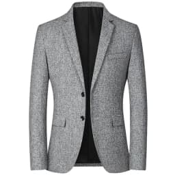 Pánské elegantní sako slim fit - jarní kabát v business casual stylu, vel. S-4XL - náhled 2