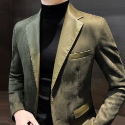 Pánská jarní bunda - elegantní vintage sako, módní střih, prémiová kvalita - náhled 4