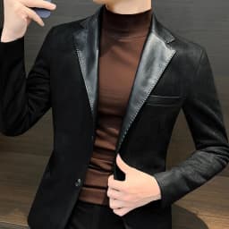Pánská jarní bunda - elegantní vintage sako, módní střih, prémiová kvalita - náhled 6