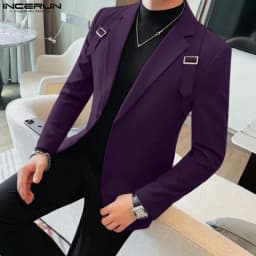 Pánský elegantní blazer - moderní střih, pohodlné sako na každodenní nošení, štíhlý design - náhled 2
