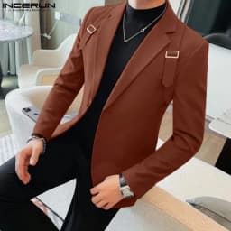 Pánský elegantní blazer - moderní střih, pohodlné sako na každodenní nošení, štíhlý design - náhled 4
