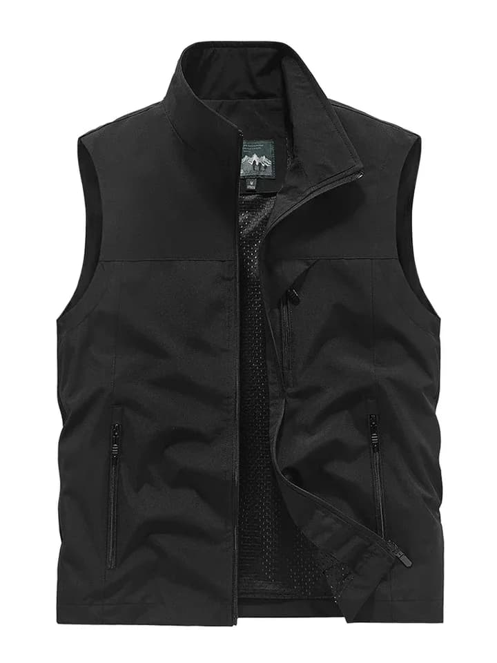 Pánská letní vesta voděodolná multifunkční pro outdoor aktivity XXL sportovní bunda