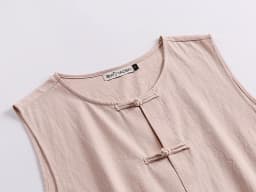 Pánská lněná vesta - elegantní společenský oděv pro muže, letní móda, casual businesswear - náhled 5