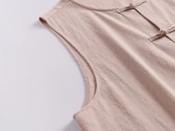 Pánská lněná vesta - elegantní společenský oděv pro muže, letní móda, casual businesswear - náhled 6