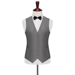 Pánská vesta slim fit pro společenské i volnočasové nošení, béžová elegantní vesta do kanceláře - náhled 7