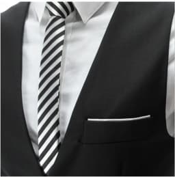 Pánská společenská vesta slim fit - elegantní módní doplněk pro formální i casual styl - náhled 6