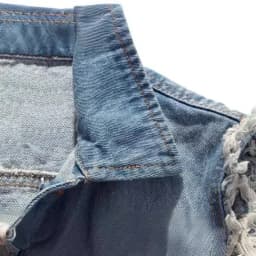 Pánská modrá riflová vesta slim fit - módní jarní/letní bunda bez rukávů - náhled 6