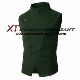 Pánská vesta Steampunk slim fit - elegantní společenský oděv pro svatbu a formální událost - náhled 6