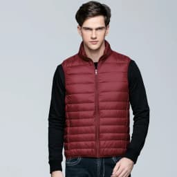 Pánská prošívaná vesta bez rukávů - lehká, sportovní, modré barvy, volný střih XS-3XL - náhled 5