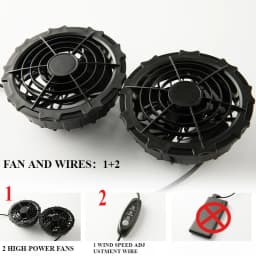 Pánská chladící vesta s ventilátorem USB - Prodyšná klimatizační bunda do horkého počasí - náhled 7