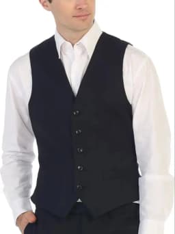 Pánská svatební vesta slim fit - elegantní společenský oděv pro ženichy a slavnostní příležitosti - náhled 6